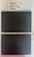 Ventilatie- muisroosters - <strong>VR80:</strong> 22 x 32,5 cm RAL 9005