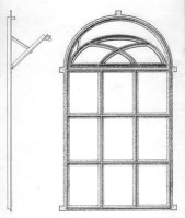 Ramen van staal geschikt voor isolatieglas - <strong>742:</strong> 60 x 110 cm<br>Stalen raam, vast<br><strong>743:</strong> 60 x 110 cm<br>Stalen raam, kleppend