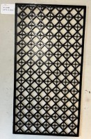 Deurroosters gietijzer antiek: éénmalige exemplaren - <strong>M238:</strong> 63,5 x 120,5 cm Aluminium