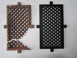 Ventilatierooster op maat - <strong>Muisrooster:</strong> 22 x 12 cm, lasersnijden