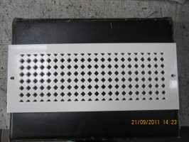 Ventilatierooster op maat - <strong>Ventilatierooster:</strong> lasersnijden