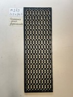 Deurroosters gietijzer antiek: éénmalige exemplaren - <strong>M275: </strong>31,5 x 94,5 cm