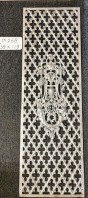 Deurroosters gietijzer antiek: éénmalige exemplaren - <strong>M268: </strong>38 x 119 cm