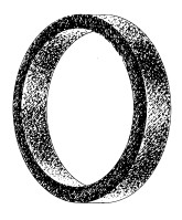 Ringen en rozetten - <strong>120:</strong> ø 130 (16 x 10)<br><strong>121:</strong> ø 122 (20 x 10)<br>Ringen