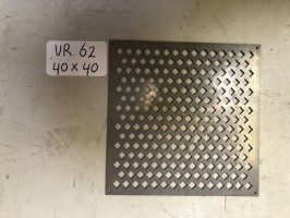 Ventilatierooster op maat - <strong>VR.62:</strong> 40 x 40 cm
