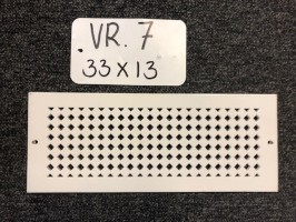 Ventilatierooster op maat - <strong>VR.7:</strong> 33 x 13 cm