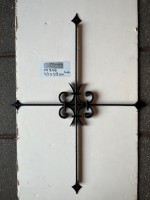Deurroosters gietijzer antiek: éénmalige exemplaren - <strong>M248: </strong>43x59 cm