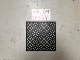 Ventilatie-/ Deurroosters - <strong>VR.64:</strong> 24 x 24