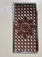 Ventilatie-/ Deurroosters - Aluminium 37,5 x 74 cm