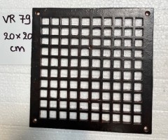 Ventilatie-/ Deurroosters - <strong>VR79:</strong> 20x20 cm Roestkleur