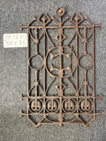 Deurroosters gietijzer antiek: éénmalige exemplaren - <strong>M124:</strong> 50 x 75