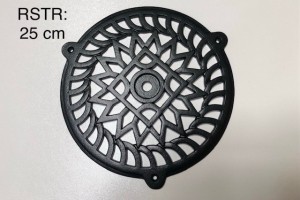 Ventilatie-/ Deurroosters - <strong>RSTR.13:</strong> ø 13 cm<br><strong>RSTR.16:</strong> ø 16 cm<br><strong>RSTR.20:</strong> ø 20 cm<br><strong>RSTR.25:</strong> ø 25 cm