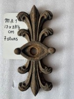 Muur-/Schootankers - <strong>M.A. 1:</strong><br> 13 x 28,5 cm 7 stuks