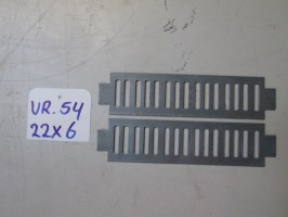 Ventilatierooster op maat - <strong>VR.54:</strong> 22 x 6 cm
