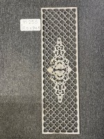 Deurroosters gietijzer antiek: éénmalige exemplaren - <strong>M256: </strong>27,5x94,5 cm
